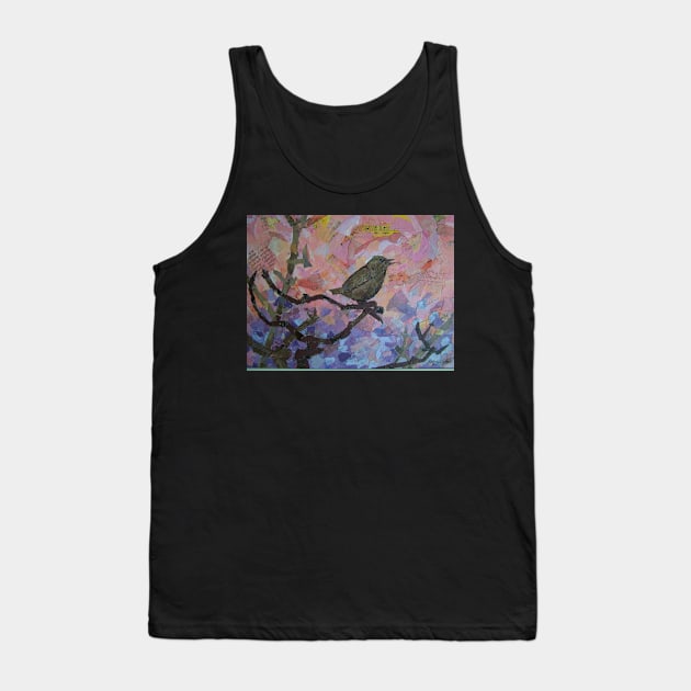 Wren singing at dawn Tank Top by thryngreen